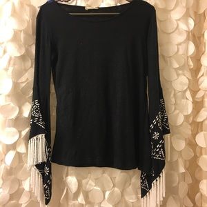 Altar’d State beautiful black top XS